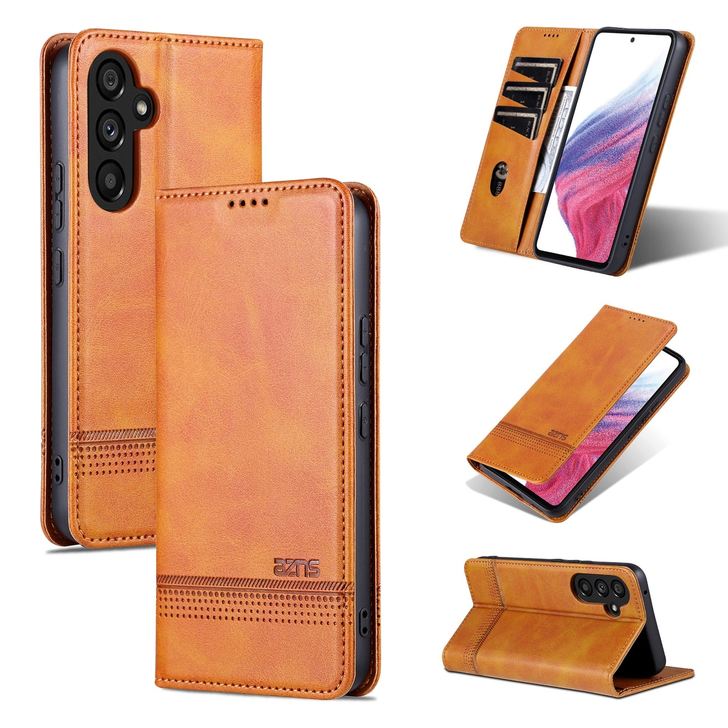 For Samsung Galaxy S23 FE 5G Leather Wallet Case with Card Holder & Magnetic Closure