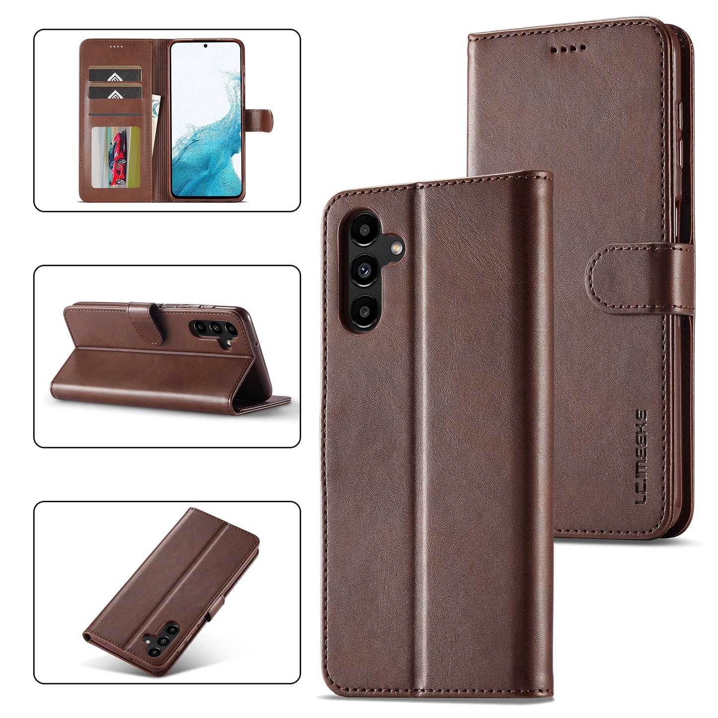 Samsung Galaxy S23 FE 5G Calf Texture Leather Case - Elegant & Durable Protection