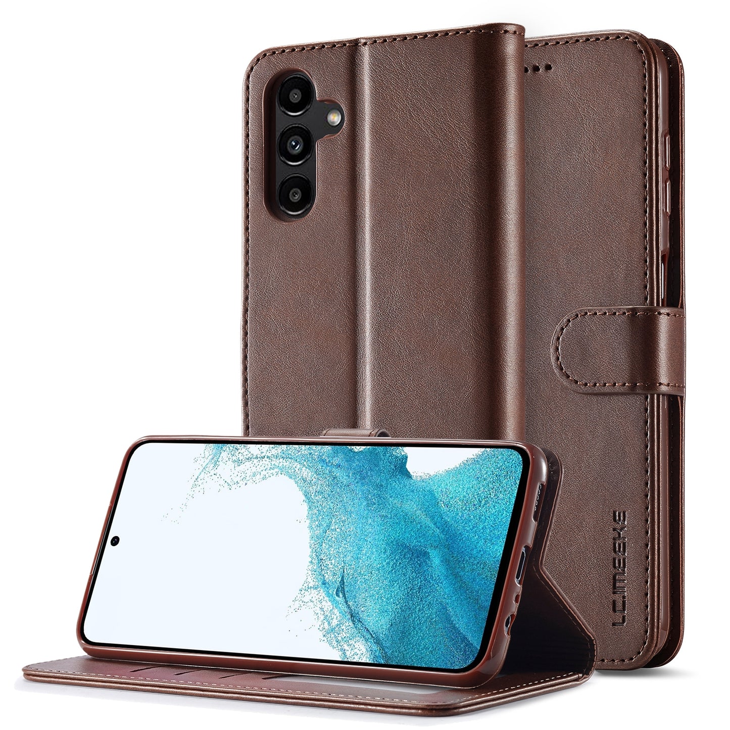 For Samsung Galaxy A05S Calf Texture Leather Case – Elegant & Durable Protection