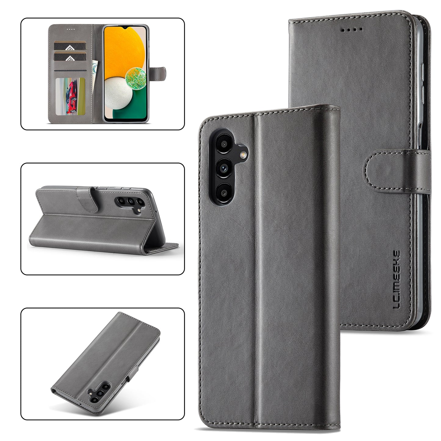 For Samsung Galaxy A15 5G Calf Texture Leather Case – Elegant & Durable Protection