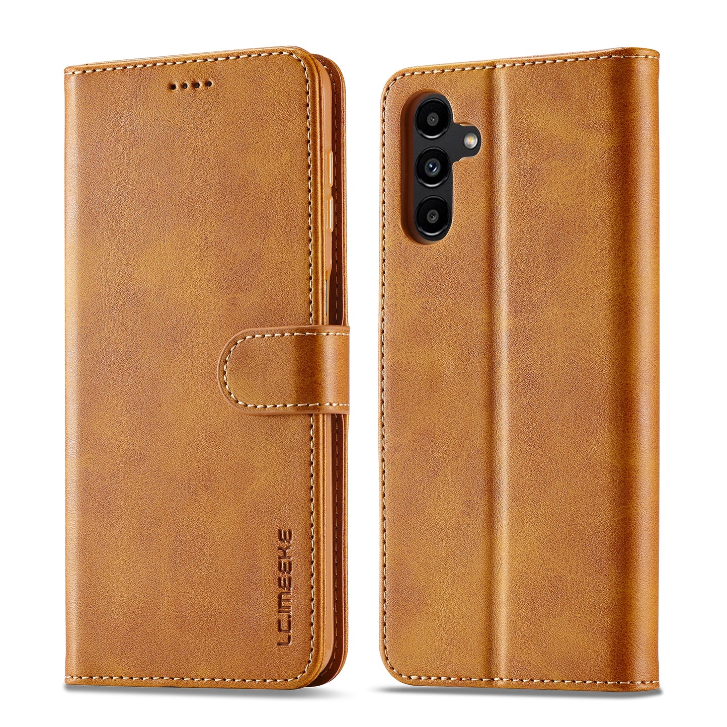 For Samsung Galaxy A35 5G Calf Texture Leather Case – Elegant & Durable Protection