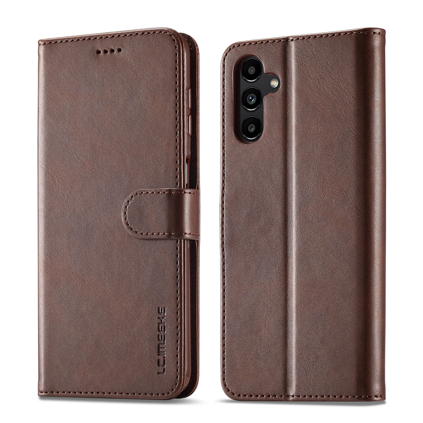 For Samsung Galaxy A55 5G Calf Texture Leather Case – Elegant & Durable Protection