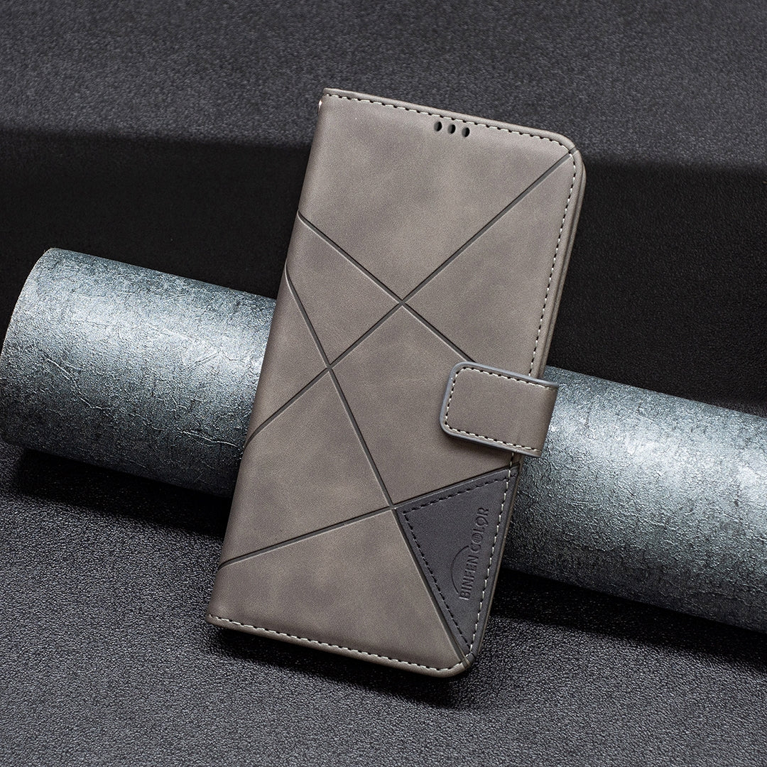 For vivo Y38 5G Rhombus Texture Leather Phone Case with Magnetic Buckle and Card Holder