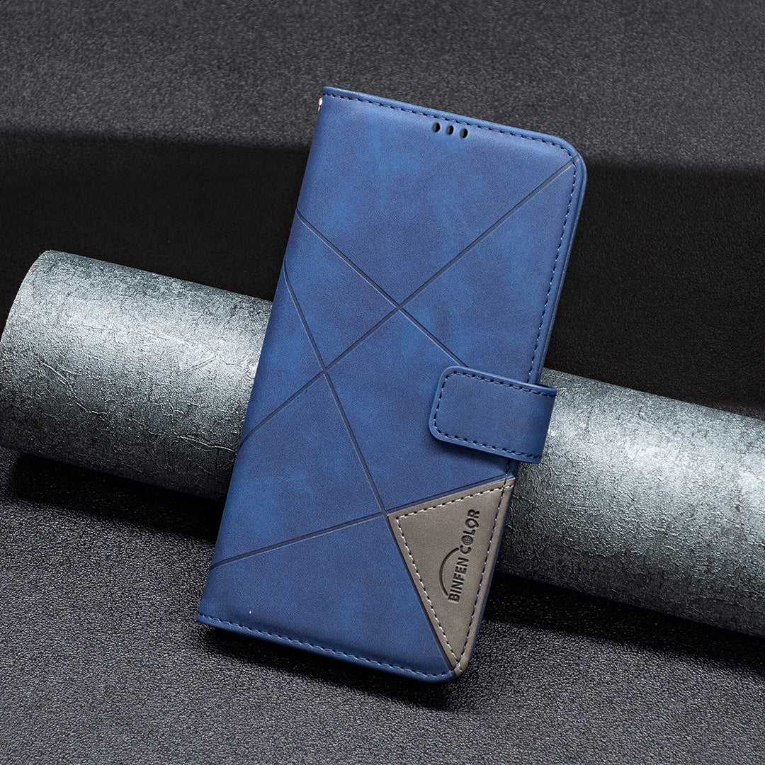 For vivo Y38 5G Rhombus Texture Leather Phone Case with Magnetic Buckle and Card Holder