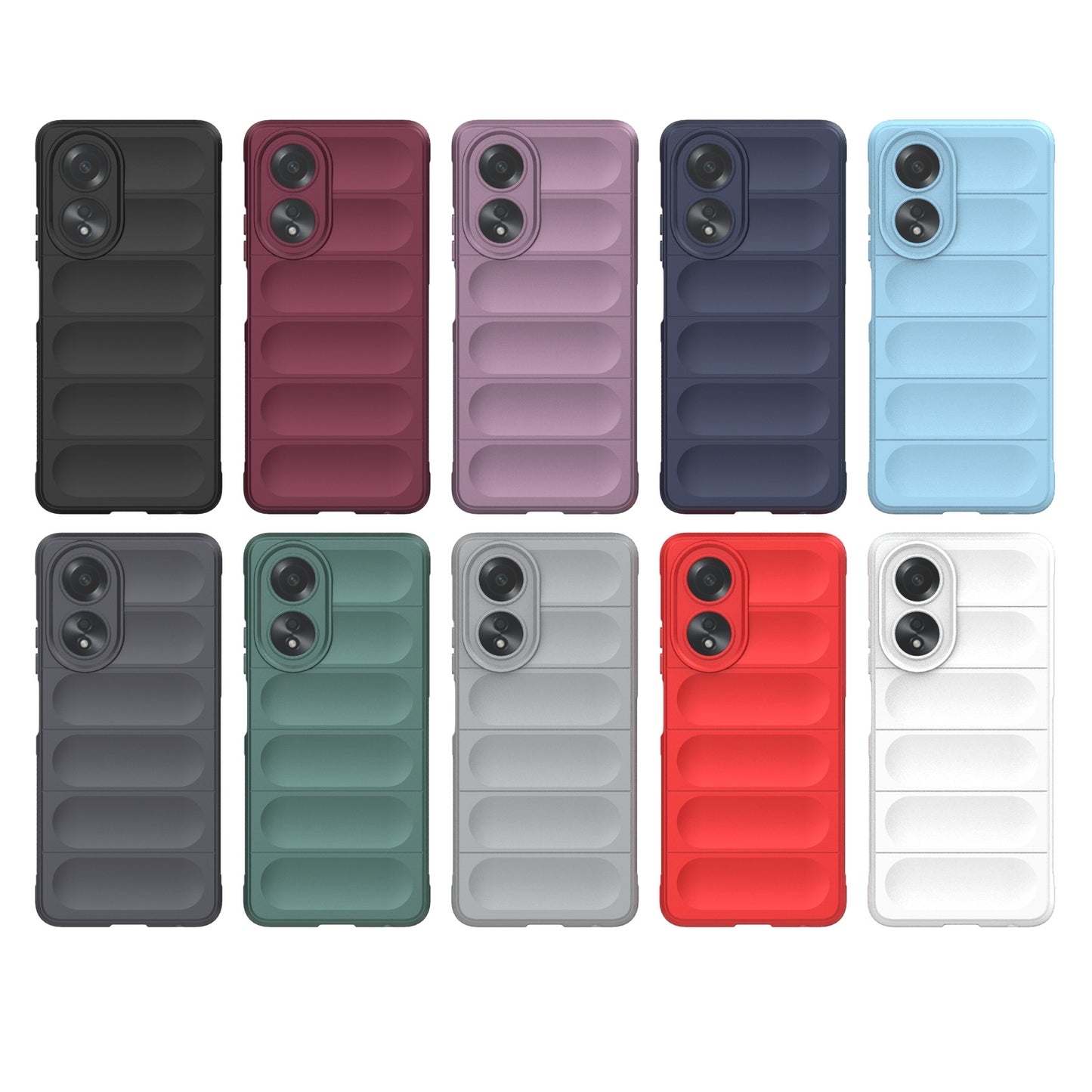 For OPPO A58 4G Global Magic Shield TPU + Flannel Phone Case - Stylish, Durable, and Lightweight Protection