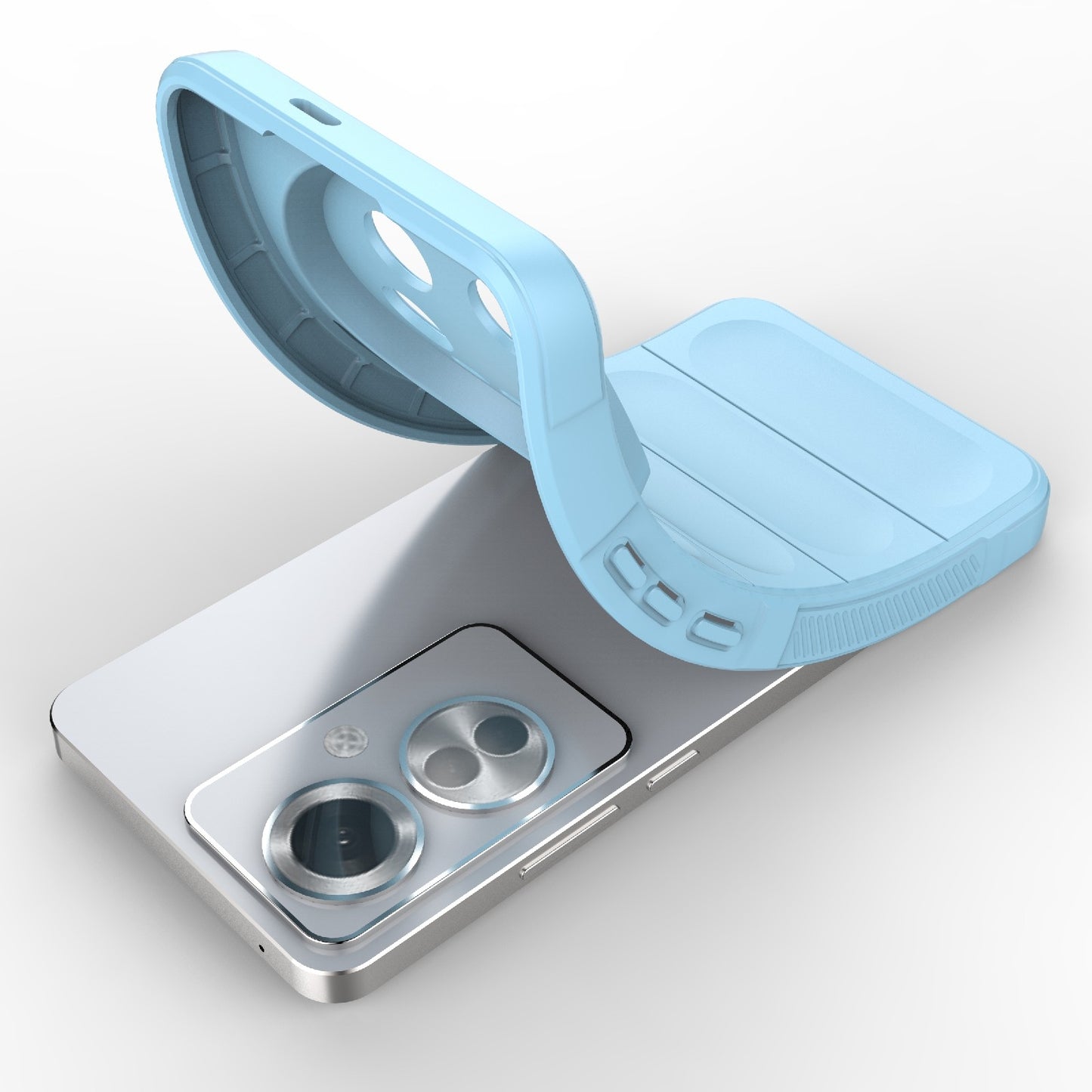 OPPO Reno11 F 5G Global Magic Shield TPU + Flannel Phone Case - Stylish, Durable, and Lightweight Protection