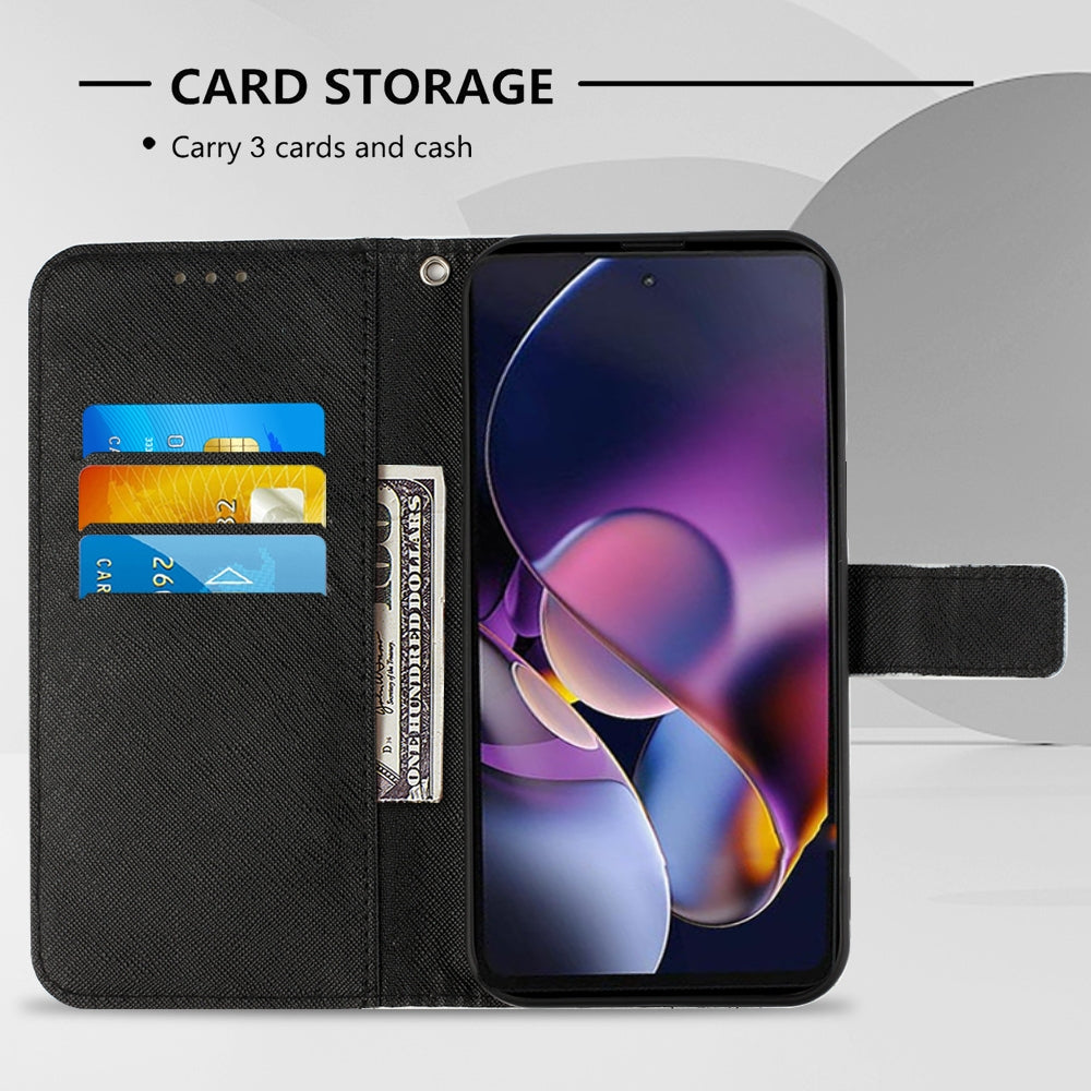 Motorola Moto G Stylus 5G 2024 Leather Flip Phone Case with 3D Painted Design, Card Holder, Wallet & Stand Function - Durable Protection & Easy Access