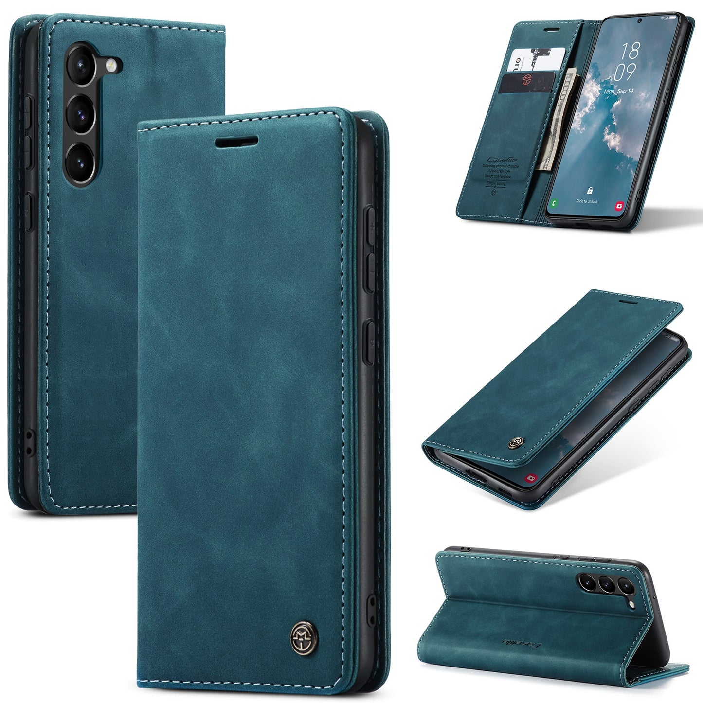 For Samsung Galaxy S24+ 5G Leather Wallet Case - Horizontal Flip, Card Slots, Premium Protection