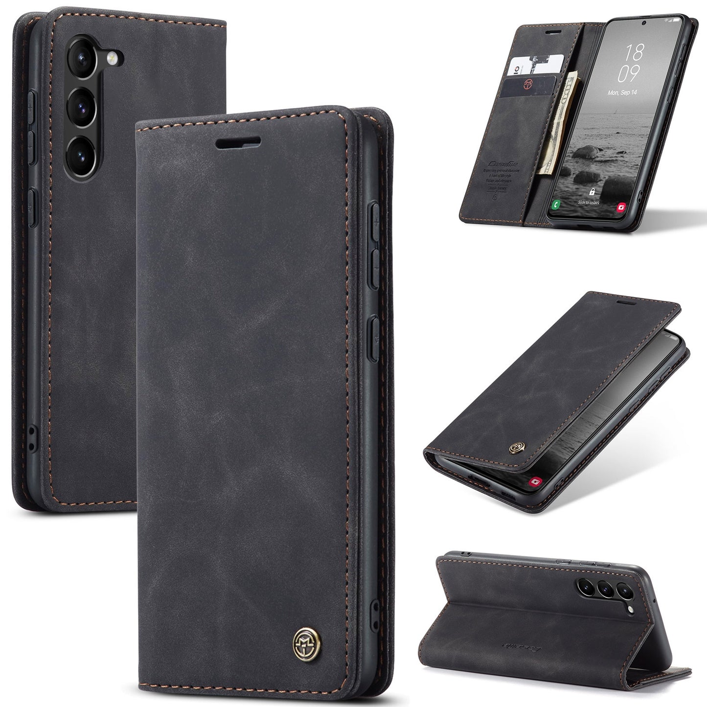 For Samsung Galaxy S24+ 5G Leather Wallet Case - Horizontal Flip, Card Slots, Premium Protection