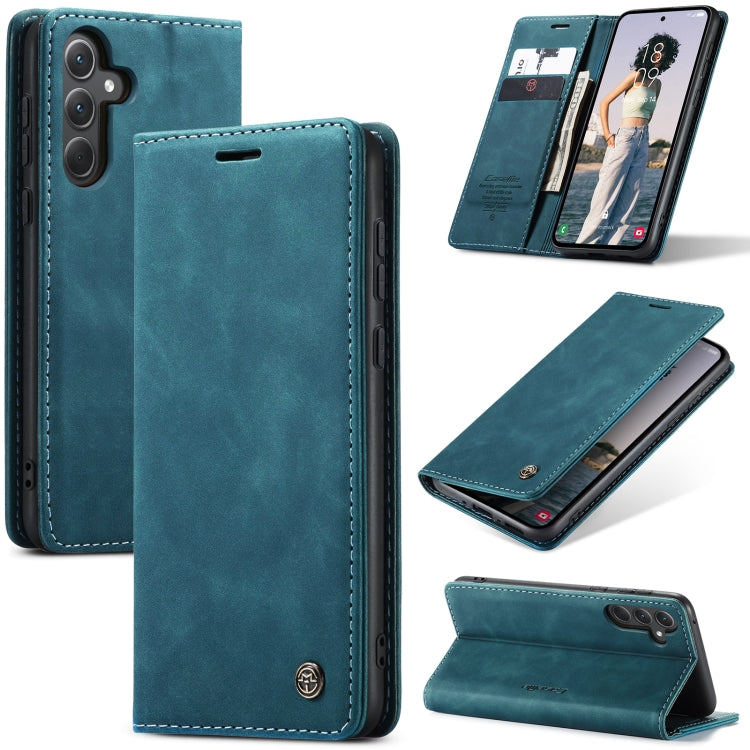 For Samsung Galaxy A35 5G Leather Wallet Case with Flip Stand and Card Slots - Elegant Design