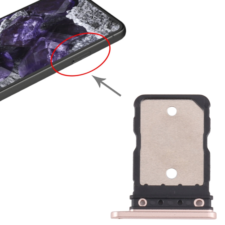 Original SIM Card Tray Replacement for Google Pixel 8 (Gold) - Perfect Fit, Professionally Tested