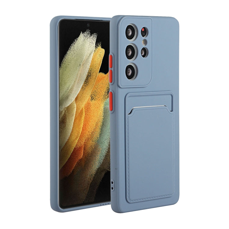 For Samsung Galaxy S24 Ultra Shockproof TPU Case with Card Holder - Durable & Lightweight Design