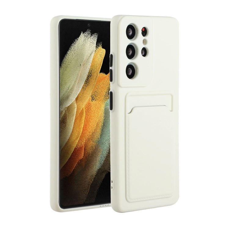 For Samsung Galaxy S24 Ultra Shockproof TPU Case with Card Holder - Durable & Lightweight Design