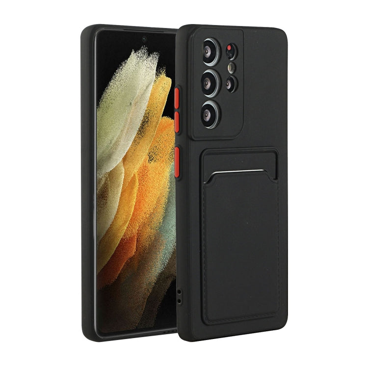 For Samsung Galaxy S24 Ultra Shockproof TPU Case with Card Holder - Durable & Lightweight Design