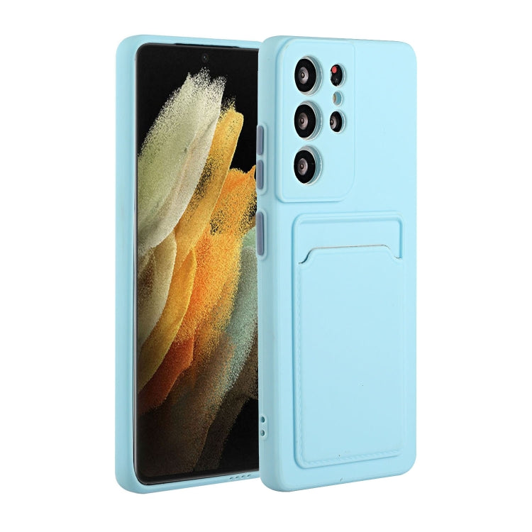 For Samsung Galaxy S24 Ultra Shockproof TPU Case with Card Holder - Durable & Lightweight Design