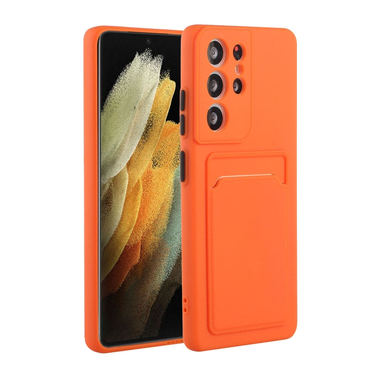 For Samsung Galaxy S24 Ultra Shockproof TPU Case with Card Holder - Durable & Lightweight Design