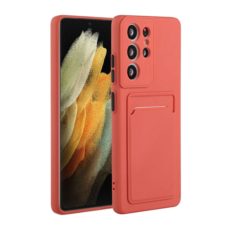 For Samsung Galaxy S24 Ultra Shockproof TPU Case with Card Holder - Durable & Lightweight Design