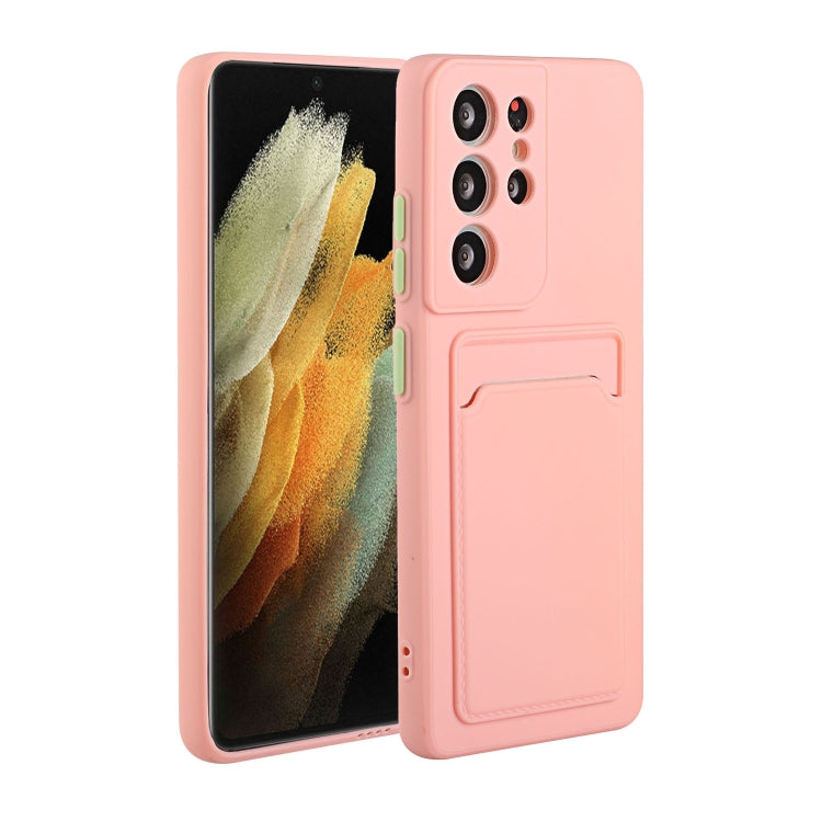 For Samsung Galaxy S24 Ultra Shockproof TPU Case with Card Holder - Durable & Lightweight Design