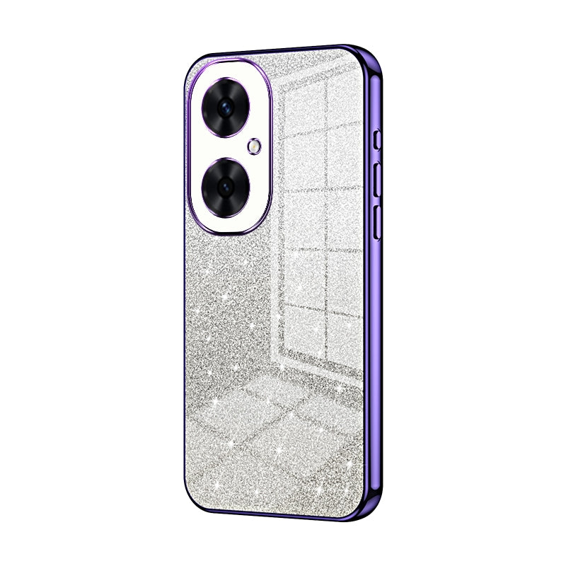 For Huawei Nova 11i Luxurious Electroplated Gradient Glitter Powder Case - Enhanced Lens Protection