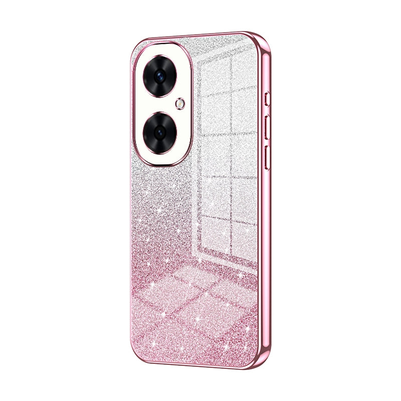 For Huawei Nova 11i Luxurious Electroplated Gradient Glitter Powder Case - Enhanced Lens Protection