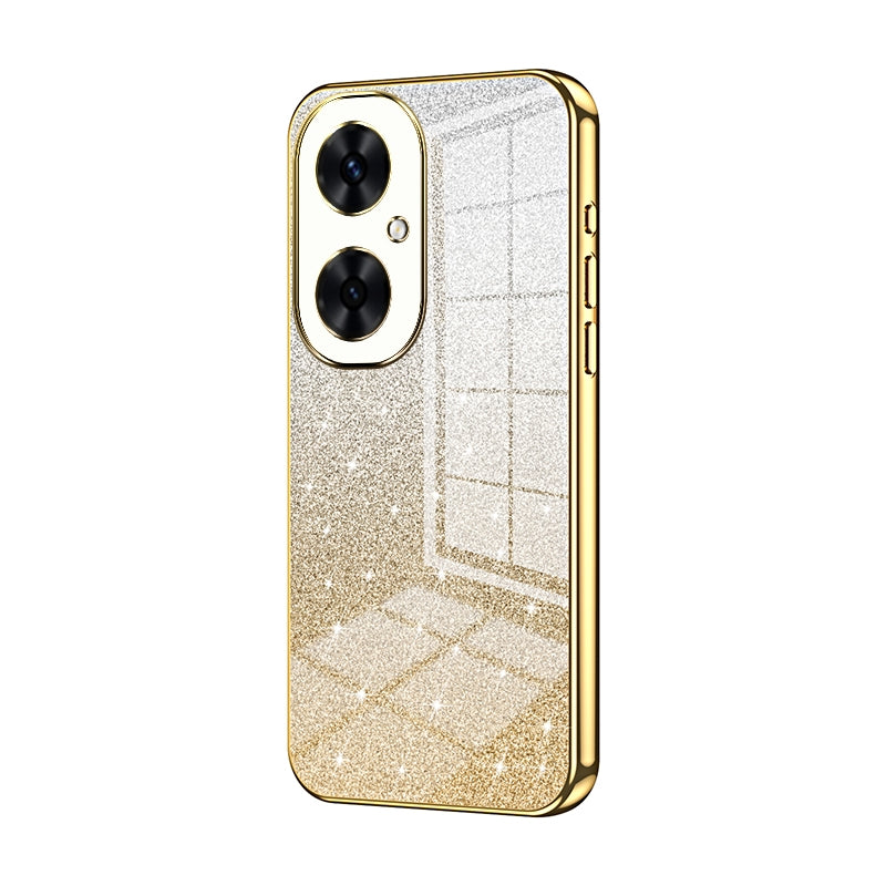 For Huawei Nova 11i Luxurious Electroplated Gradient Glitter Powder Case - Enhanced Lens Protection