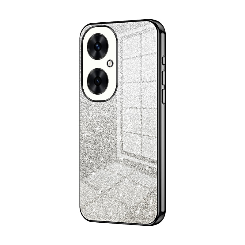 For Huawei Nova 11i Luxurious Electroplated Gradient Glitter Powder Case - Enhanced Lens Protection