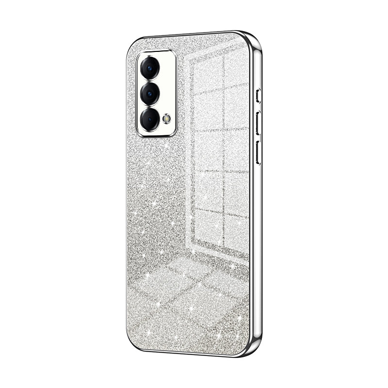 Realme GT Master Luxurious Electroplated Gradient Glitter Powder Case - Enhanced Lens Protection