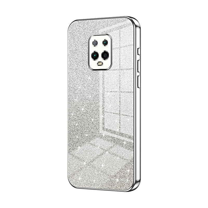 Xiaomi Redmi 10X Pro 5G Luxurious Electroplated Gradient Glitter Powder Case - Enhanced Lens Protection