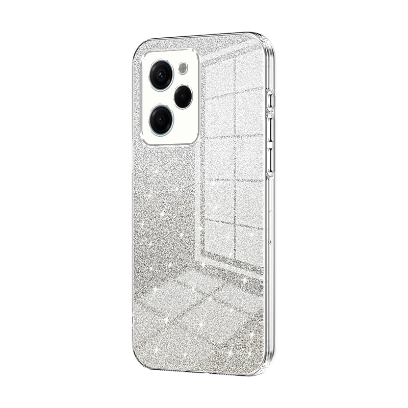 Xiaomi Redmi Note 12 Pro Speed Luxurious Electroplated Gradient Glitter Powder Case - Enhanced Lens Protection