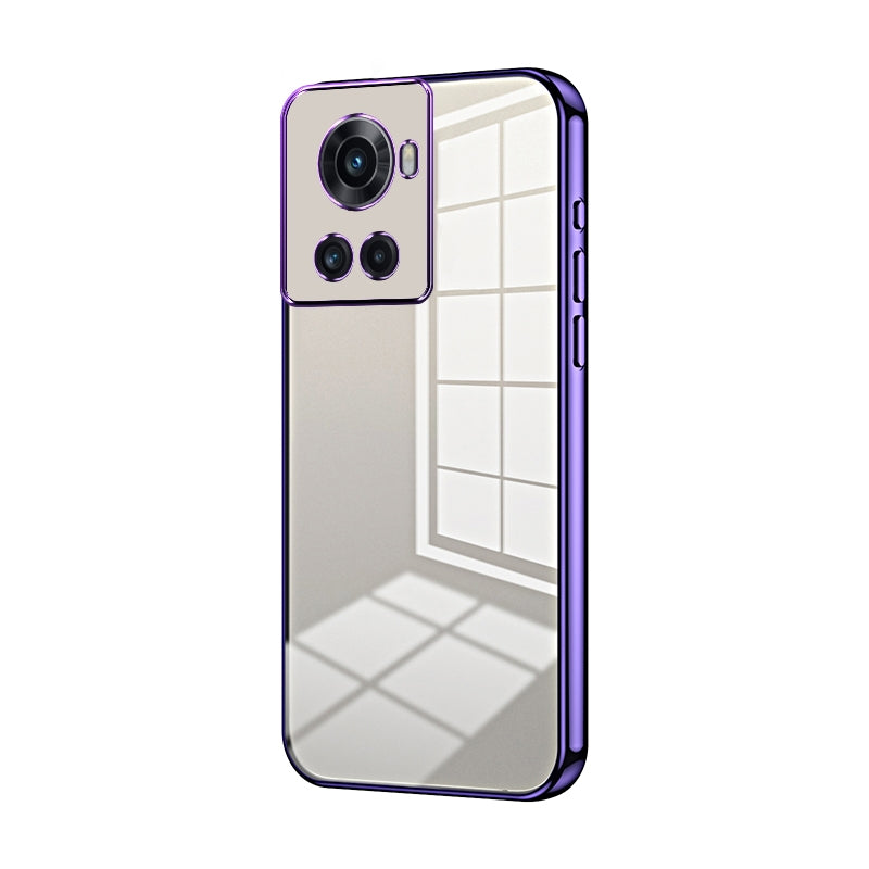 OnePlus Ace Phone Case with Transparent Plating and Fine Hole Design: Crystal Clear & Scratch-Resistant
