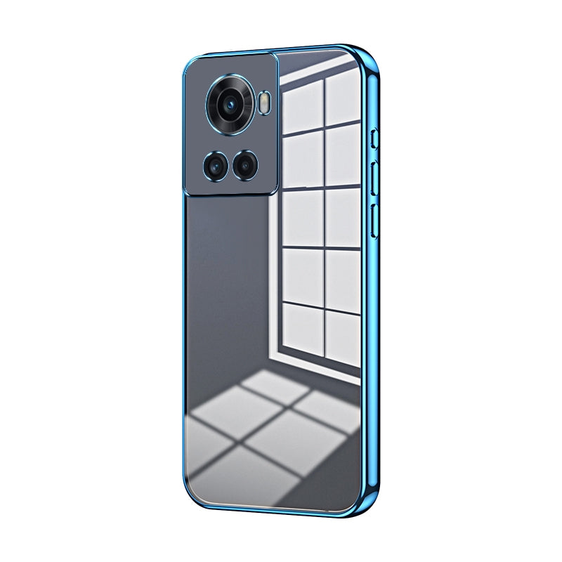 OnePlus Ace Phone Case with Transparent Plating and Fine Hole Design: Crystal Clear & Scratch-Resistant
