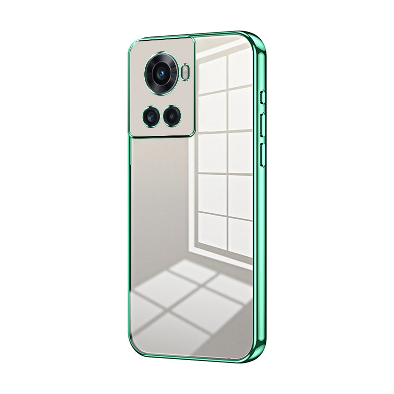 OnePlus Ace Phone Case with Transparent Plating and Fine Hole Design: Crystal Clear & Scratch-Resistant