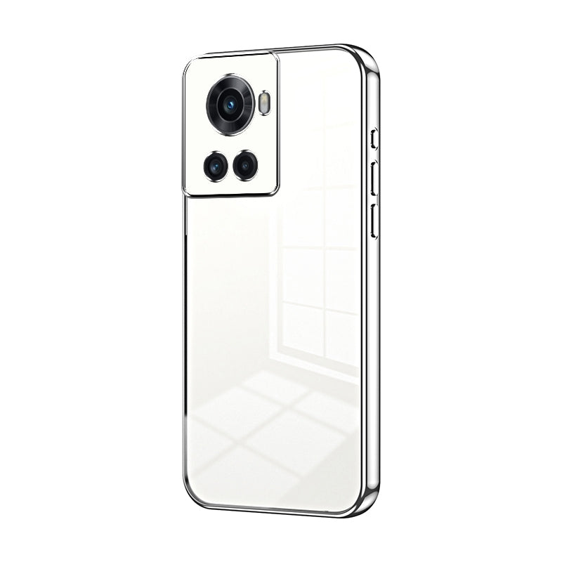 OnePlus Ace Phone Case with Transparent Plating and Fine Hole Design: Crystal Clear & Scratch-Resistant