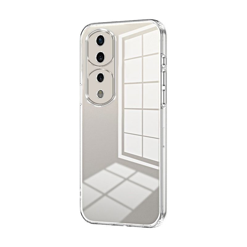 Honor 70 Pro Phone Case with Transparent Plating and Fine Hole Design: Crystal Clear & Scratch-Resistant