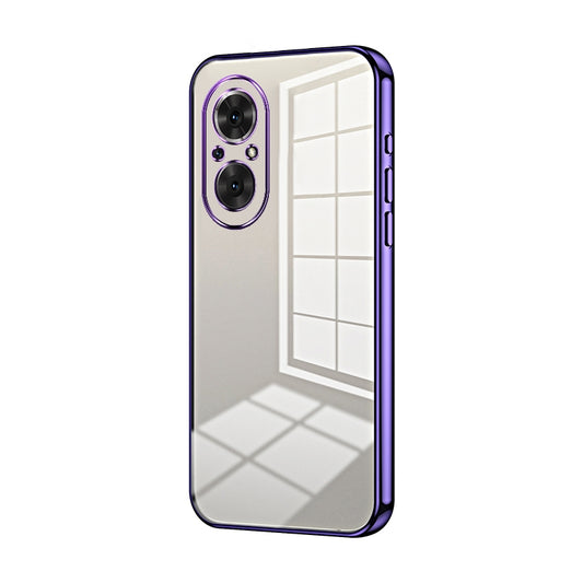 Honor 50 SE Phone Case with Transparent Plating and Fine Hole Design: Crystal Clear & Scratch-Resistant