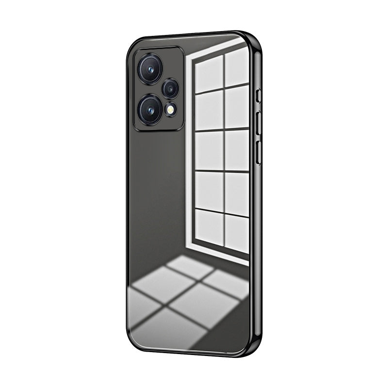 For Realme Narzo 50 Pro Phone Case with Transparent Plating and Fine Hole Design: Crystal Clear & Scratch-Resistant