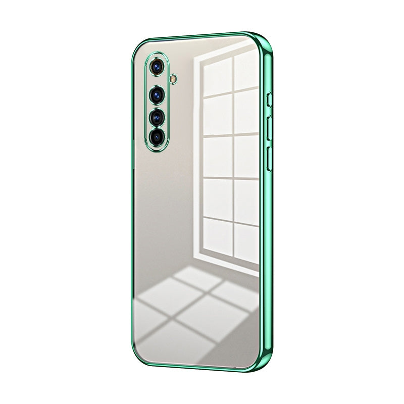 For Realme X50 Pro Phone Case with Transparent Plating and Fine Hole Design: Crystal Clear & Scratch-Resistant