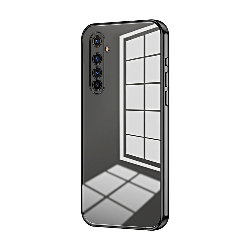 For Realme X50 Pro Phone Case with Transparent Plating and Fine Hole Design: Crystal Clear & Scratch-Resistant
