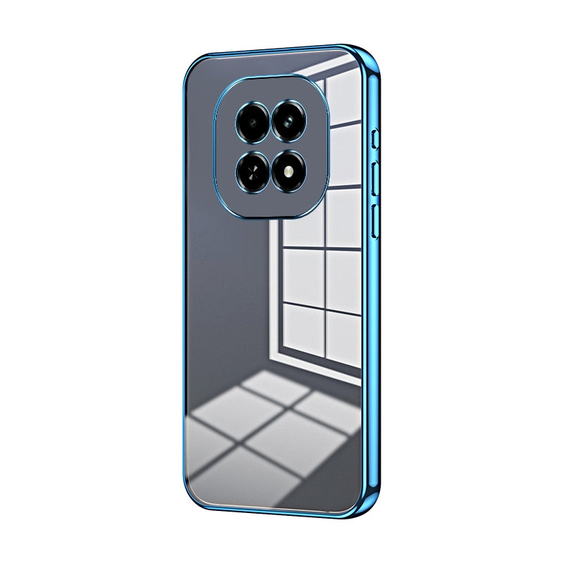 For Realme V60 Phone Case with Transparent Plating and Fine Hole Design: Crystal Clear & Scratch-Resistant