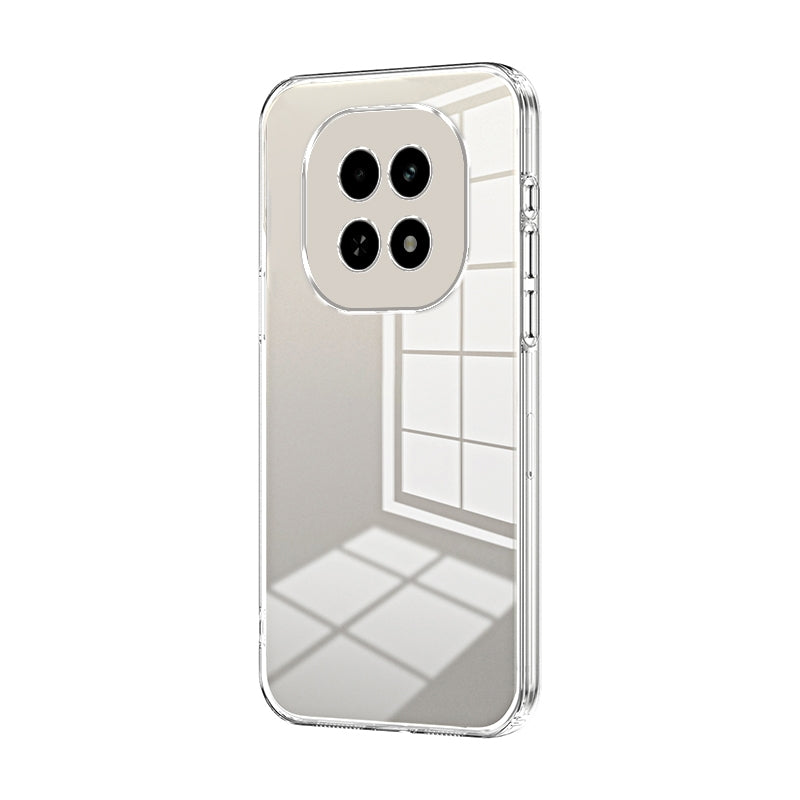For Realme V60 Phone Case with Transparent Plating and Fine Hole Design: Crystal Clear & Scratch-Resistant