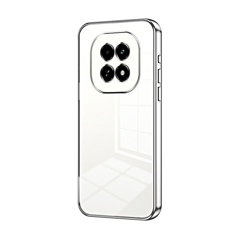 For Realme V60 Phone Case with Transparent Plating and Fine Hole Design: Crystal Clear & Scratch-Resistant
