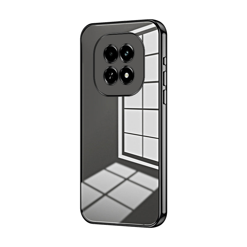 For Realme V60 Phone Case with Transparent Plating and Fine Hole Design: Crystal Clear & Scratch-Resistant
