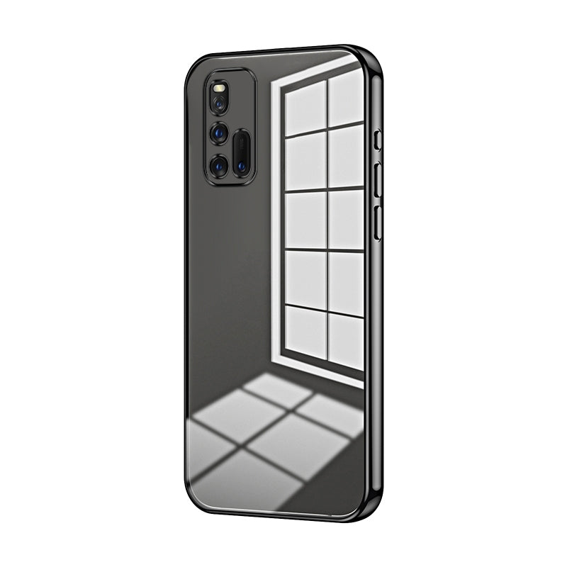 vivo iQOO 3 5G Phone Case with Transparent Plating and Fine Hole Design: Crystal Clear & Scratch-Resistant