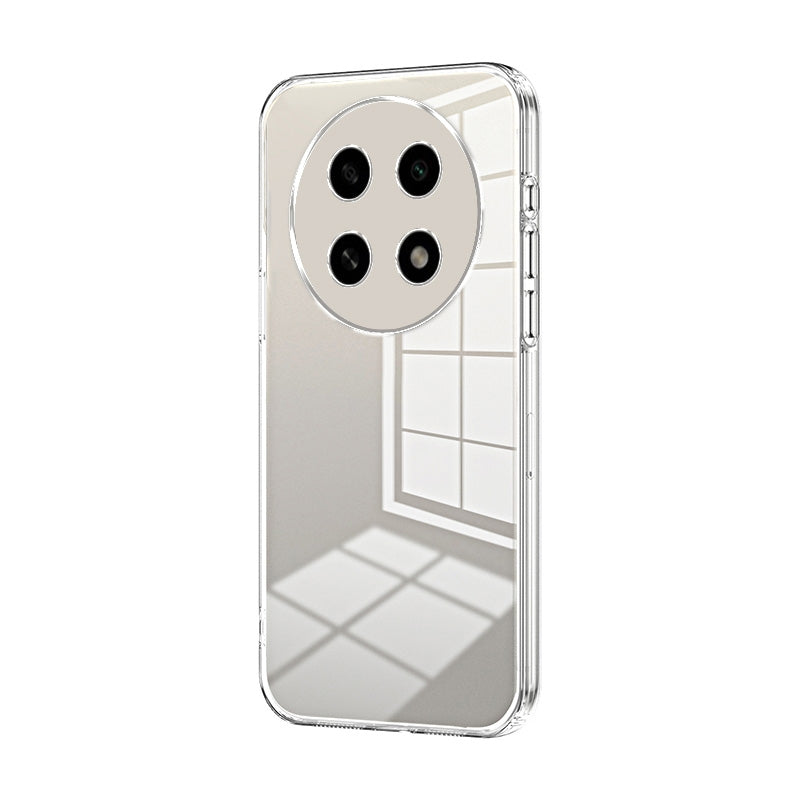 For OPPO A2 Pro Phone Case with Transparent Plating and Fine Hole Design: Crystal Clear & Scratch-Resistant