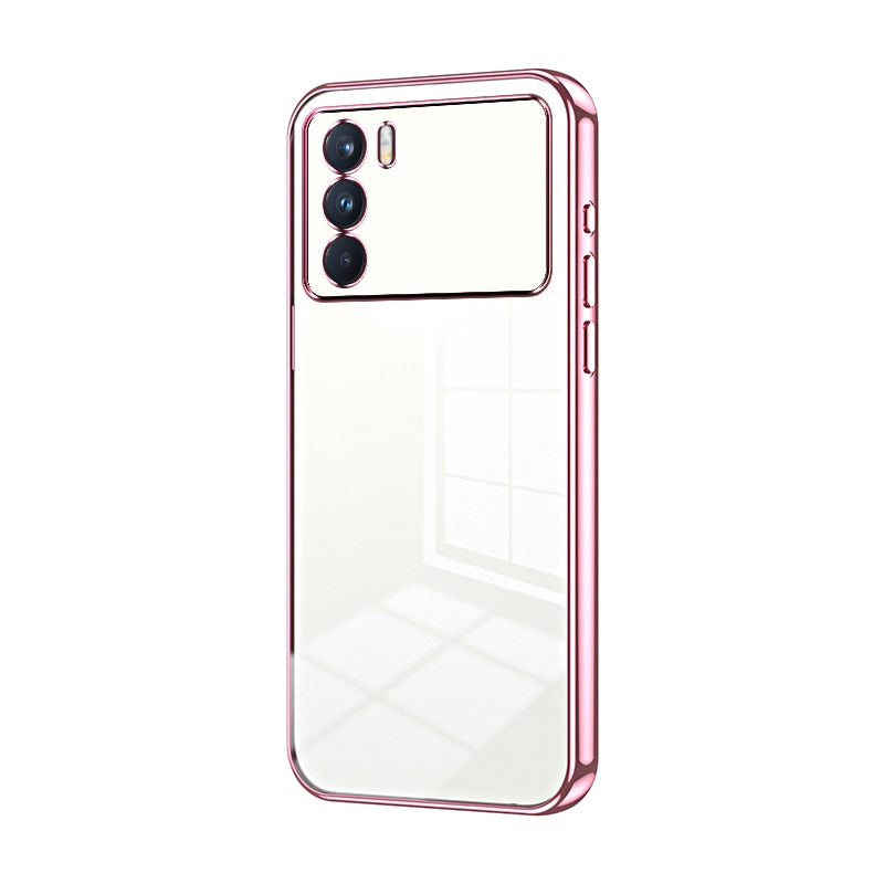 OPPO K9 Pro Phone Case with Transparent Plating and Fine Hole Design: Crystal Clear & Scratch-Resistant