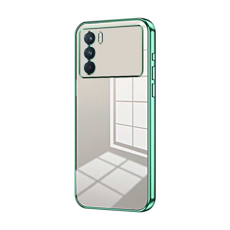OPPO K9 Pro Phone Case with Transparent Plating and Fine Hole Design: Crystal Clear & Scratch-Resistant
