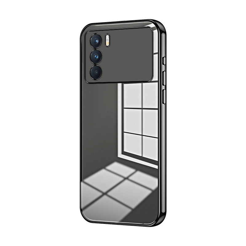 OPPO K9 Pro Phone Case with Transparent Plating and Fine Hole Design: Crystal Clear & Scratch-Resistant