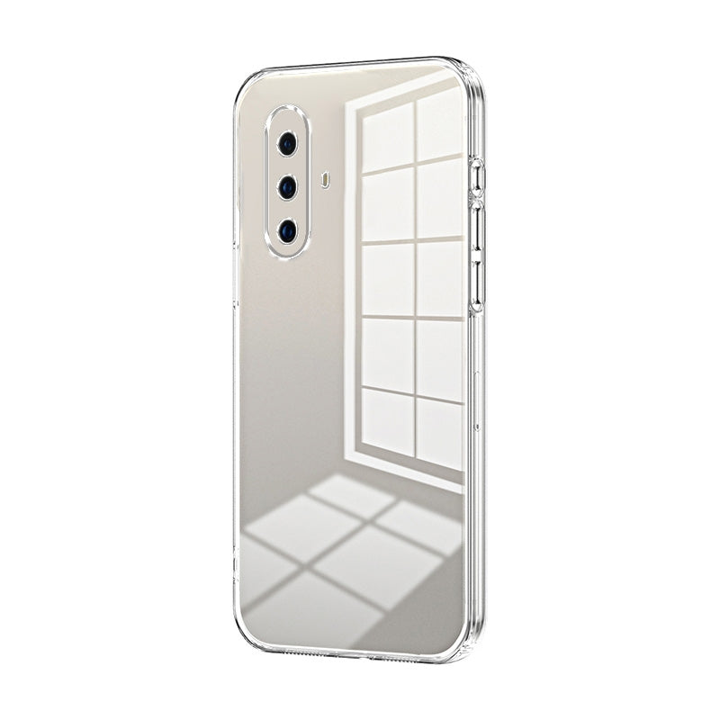 For vivo X30 Phone Case with Transparent Plating and Fine Hole Design: Crystal Clear & Scratch-Resistant
