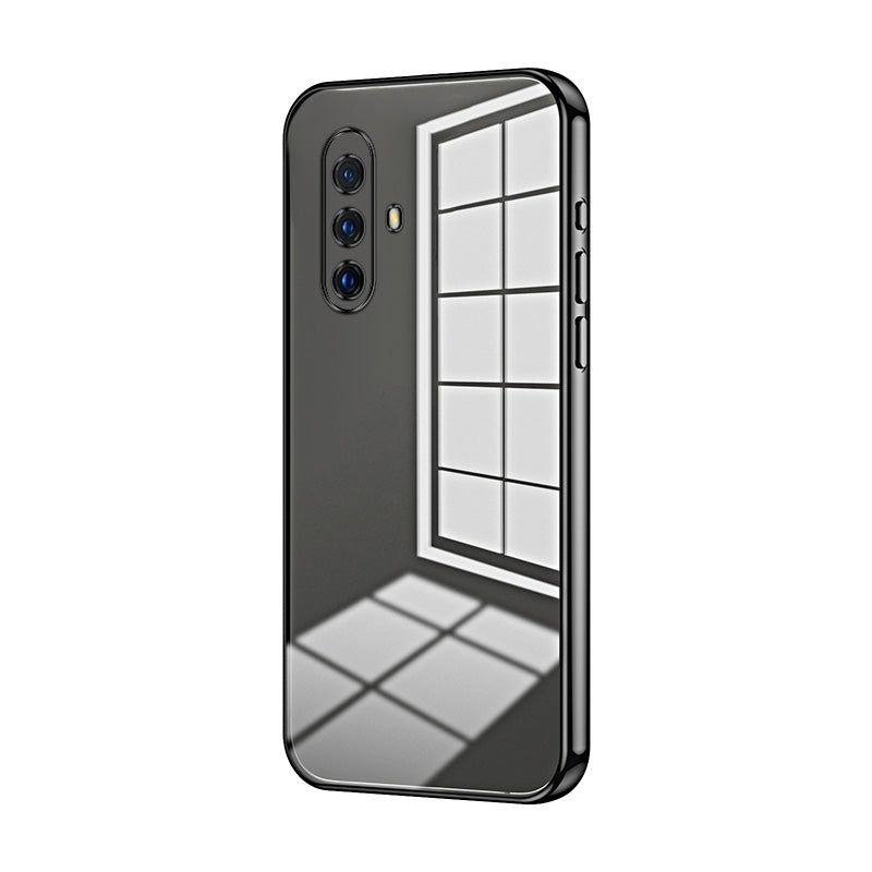 For vivo X30 Phone Case with Transparent Plating and Fine Hole Design: Crystal Clear & Scratch-Resistant