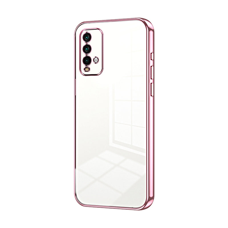 Xiaomi Redmi Note 9 4G Phone Case with Transparent Plating and Fine Hole Design: Crystal Clear & Scratch-Resistant